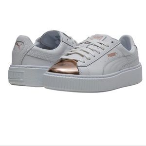 basket puma rose gold